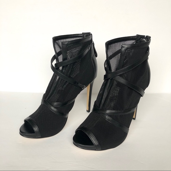 guess open toe booties